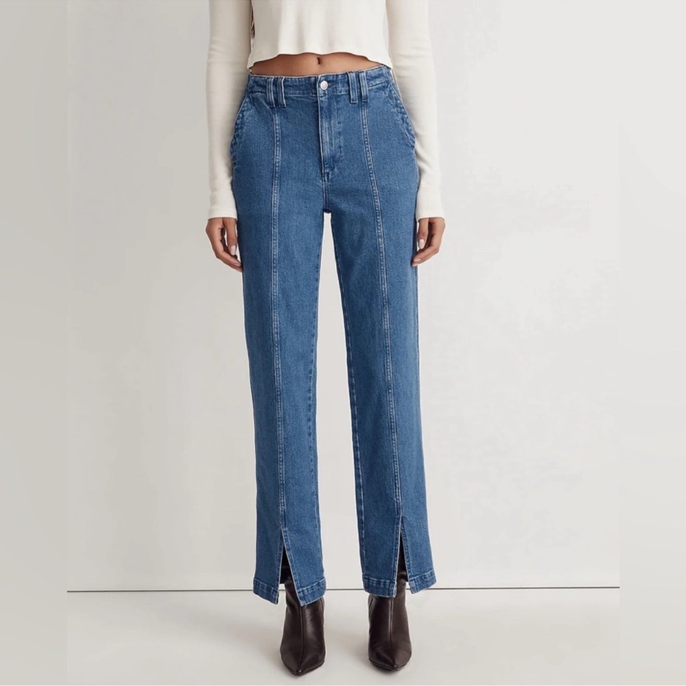 Madewell The Perfect Vintage Jean In Medium Indigo Wash : Seamed Edition